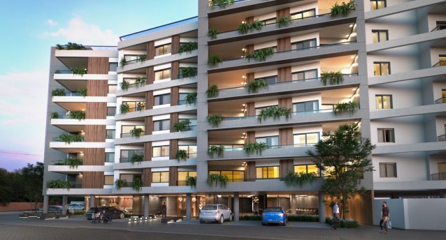 Render del proyecto VIVO Los Naranjos, Área 1, Ciudad del Este