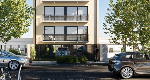 Render del proyecto VIVO Francia 362 en La Calabria, San Isidro