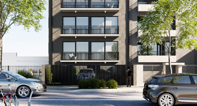 Render del proyecto VIVO General Paz 3144 en La Calabria, San Isidro